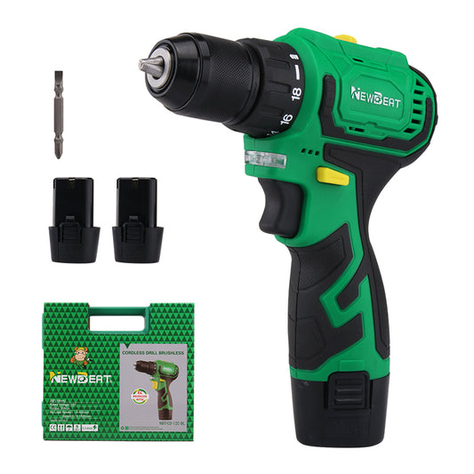 NewBeat 12V 35N.m 3/8in Cordless Drill Certified Refurbished