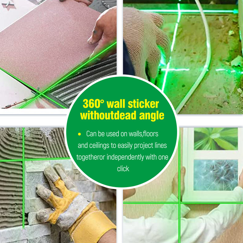 NEWBEAT 2-Line Laser Level, Cross Line Laser Leveler with Horizontal & Vertical Lines, ±1mm Accuracy, Portable Design, Ideal for Construction, DIY, Hanging Pictures & Home Renovation