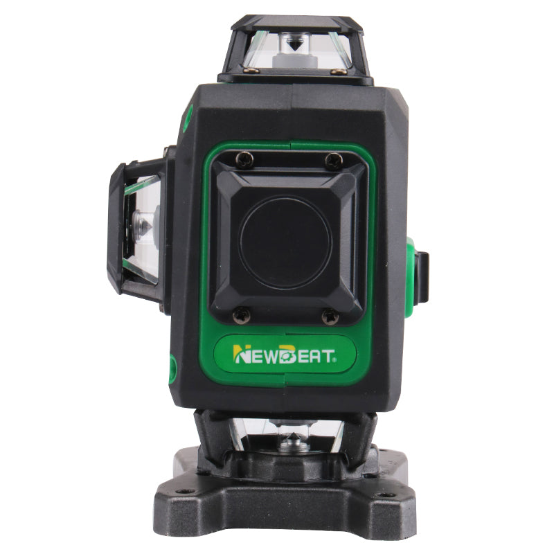 NEWBEAT 16-Line 3D Laser Level Tool, 360° Horizontal/Vertical Lines, Auto-Leveling with Tilt Alarm, Remote Control - Ideal for Construction, Ceiling, Tile & Renovation