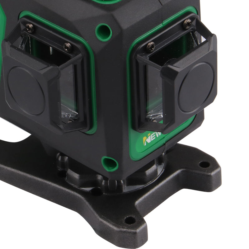 NEWBEAT 16-Line 3D Laser Level Tool, 360° Horizontal/Vertical Lines, Auto-Leveling with Tilt Alarm, Remote Control - Ideal for Construction, Ceiling, Tile & Renovation